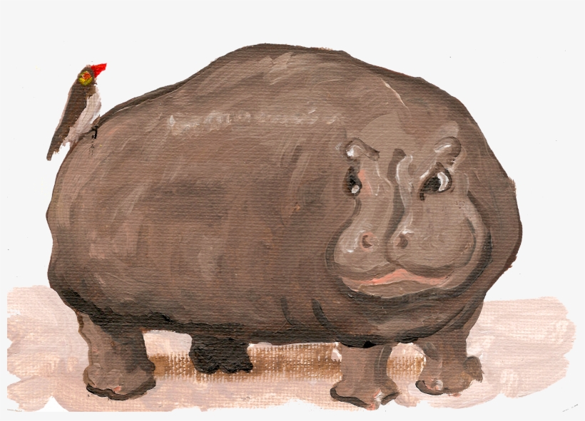 Grumpy Grumblyhuffs - Hippopotamus, transparent png #207649
