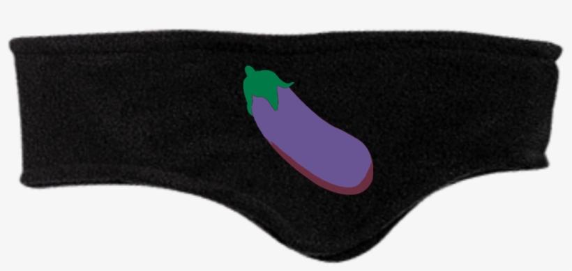 Eggplant Emoji C910 Port Authority Fleece Headband - Headband, transparent png #208003