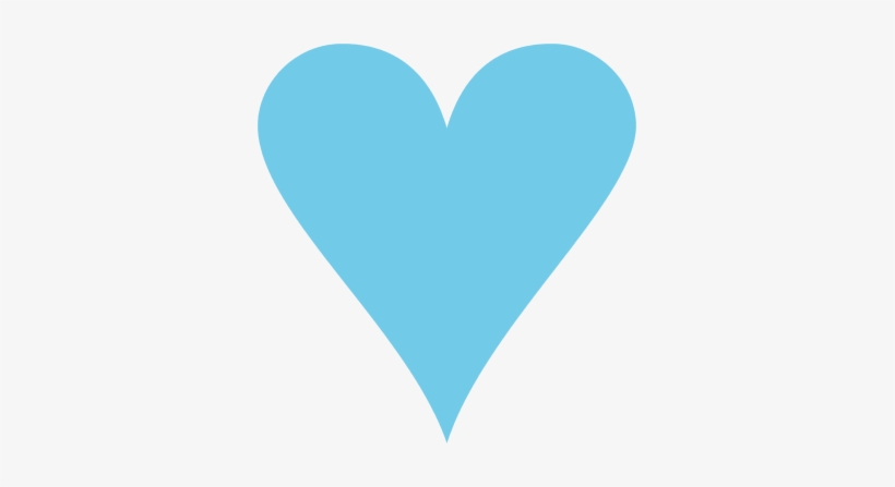 Heart Clip Art - Blue Heart No Background, transparent png #208165
