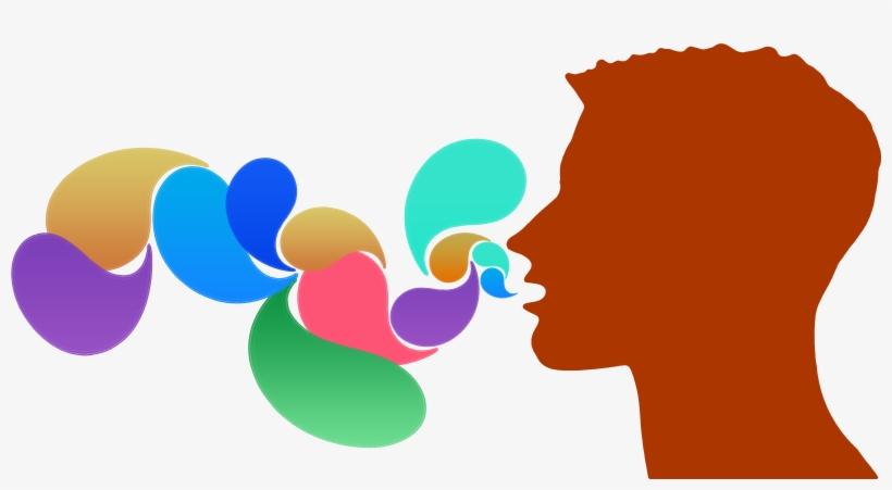 Communication Head Balloons Man Think Face - Speech Disorders Png, transparent png #208168