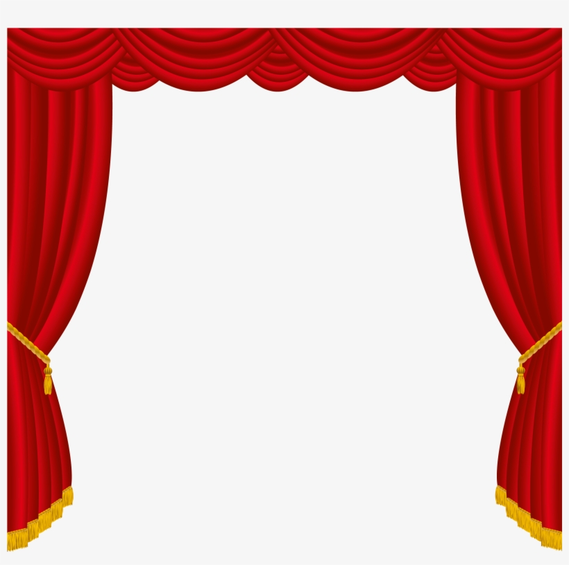 Vector Transparent Red Curtains Decor Png Gallery Yopricevill - Curtain Png, transparent png #208170