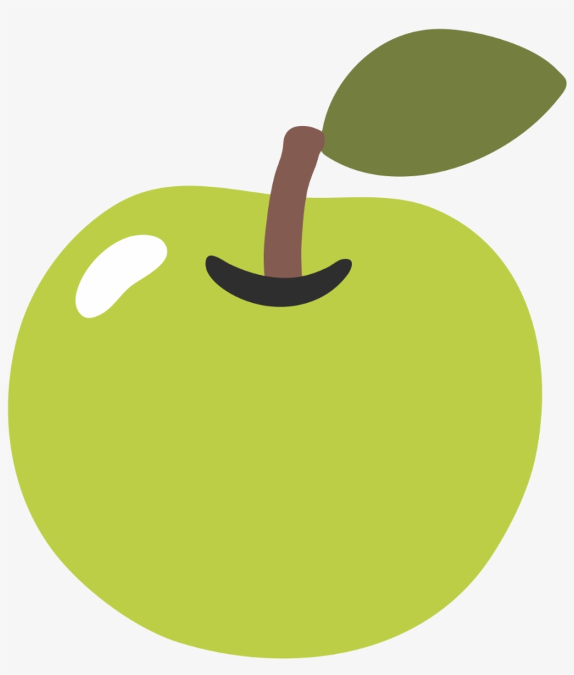 File - Emoji U1f34f - Svg - 🍏 Emoji, transparent png #208263
