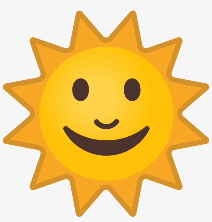 Happy Sun Emoji - Red Maltese Cross Blank, transparent png #208264