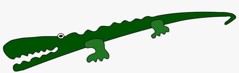 Funny Drawn Crocodile - Alligators, transparent png #208460