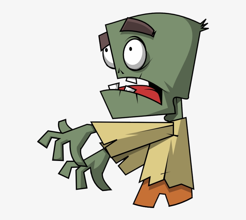 Simple Clipart Zombie - Clip Art, transparent png #209029