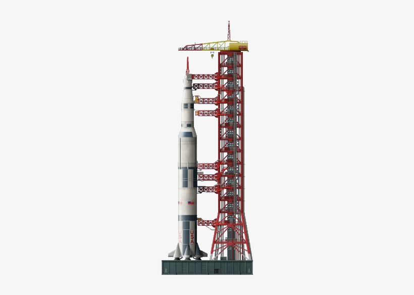 Saturn 5 Rocket Png Svg Freeuse Stock - Saturn 5 Rocket Laucnh Png, transparent png #209174