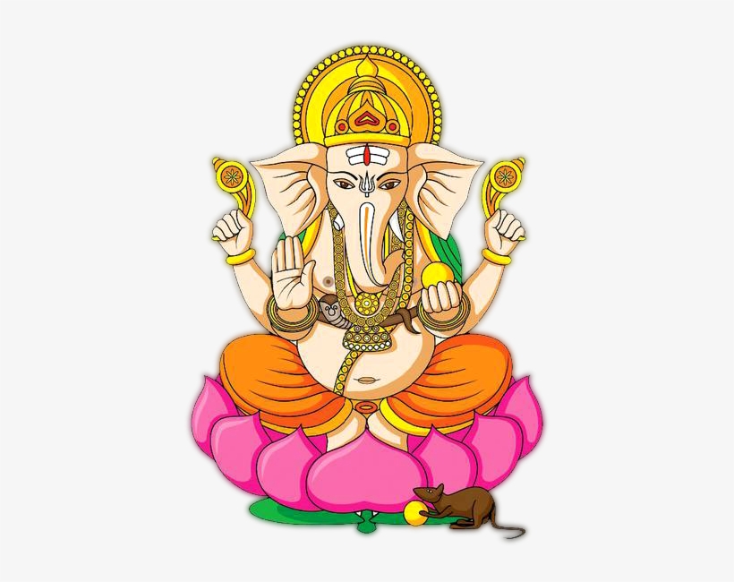 Jpg Library God Clipart Ganesha - Ganesh Ji Png Pic Art, transparent png #209282