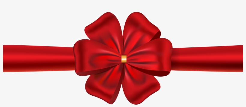 Red Ribbon Bow Png, transparent png #209283