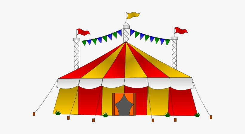 Event Tent Clipart - Circus Tent Cartoon Png, transparent png #209472