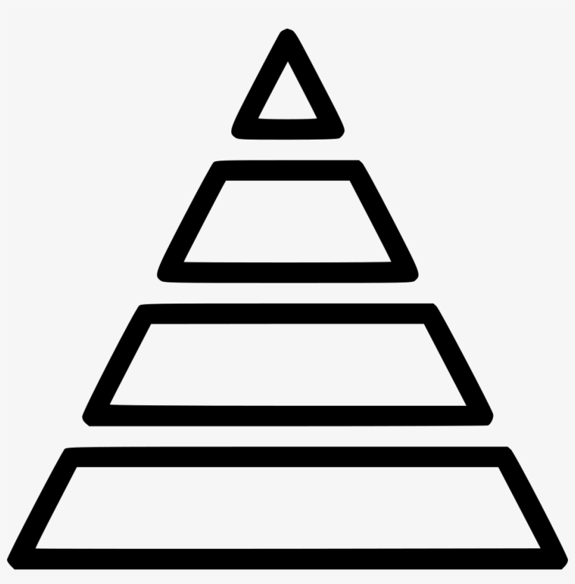 Business Company Finance Planning Pyramid Chart Statics - Pyramid Chart, transparent png #209489