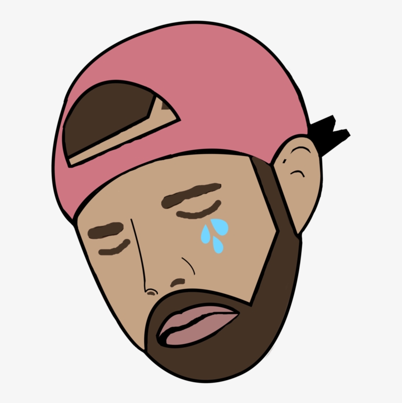 Drake Hotline Bling Meme Png Clip Black And White Download - Drake Crying Meme, transparent png #209529