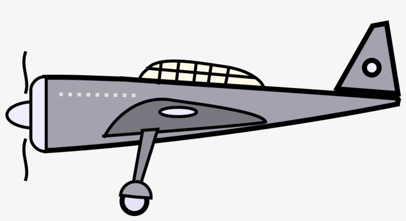 Cartoon Airplane Clipart - Cartoon Plane Png, transparent png #209530