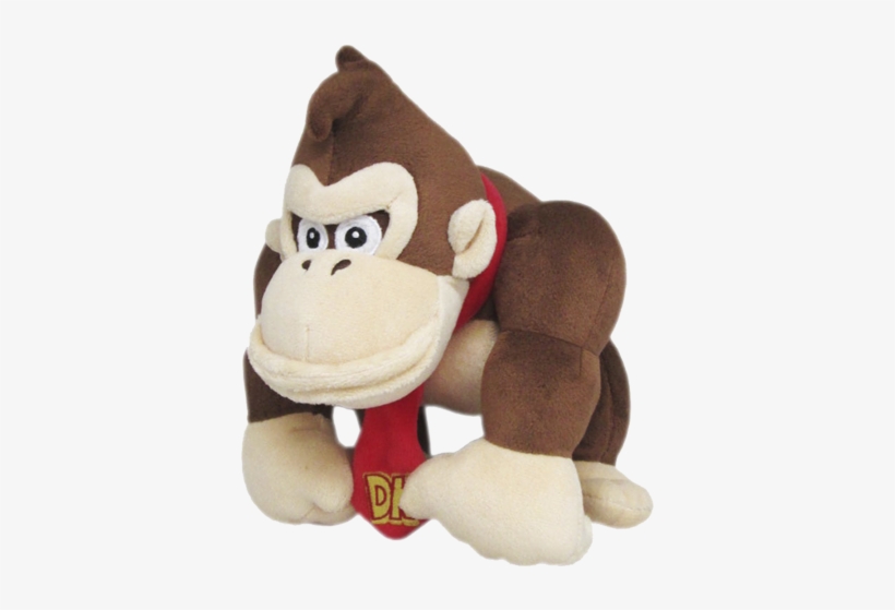 Little Buddy - Mario - Plush - Donkey Kong - 10 Inch - All Star Donkey Kong Plush, transparent png #209573
