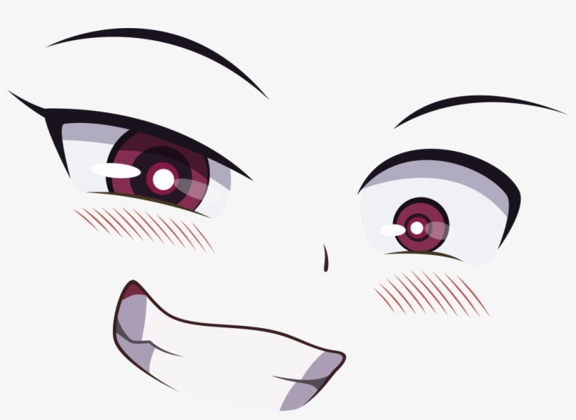 Anime Face Template Smug Please Don T Bully Me Nagatoro - Anime Eyes And Blush, transparent png #209595