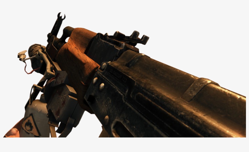 Ak47 Reloading Flamethrower Bo - Ak-47, transparent png #209640