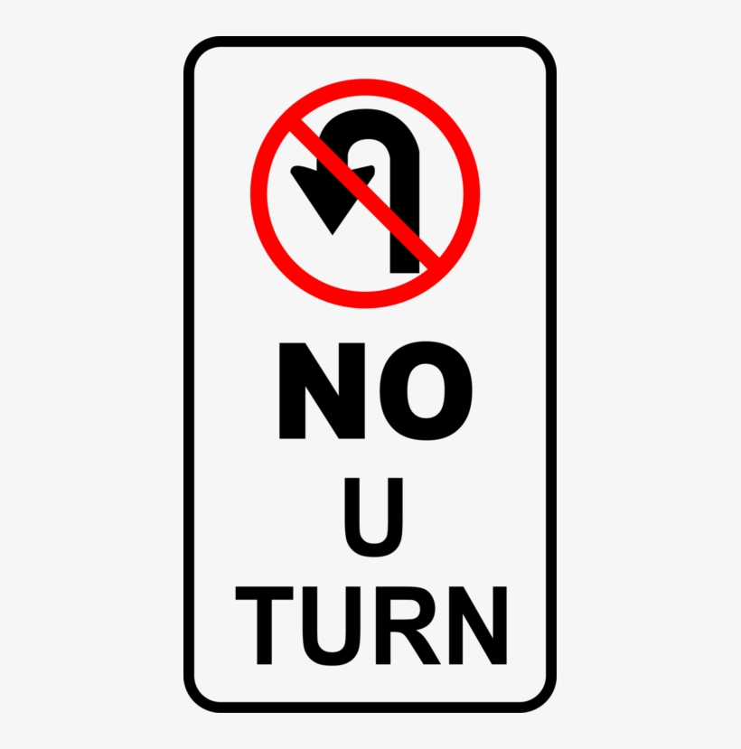 Free Vector Leomarc Sign No U Turn Clip Art - Sign Of No U Turn, transparent png #209750