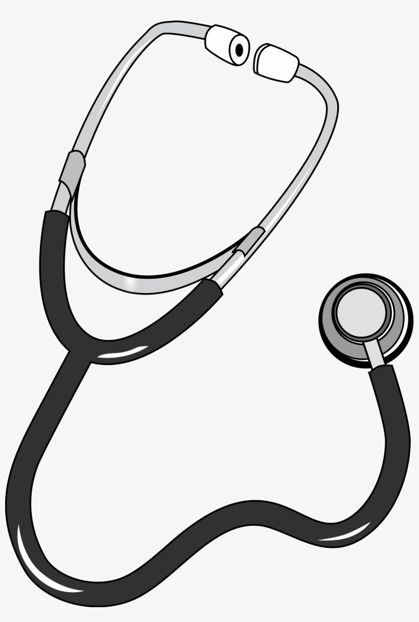 Stethoscope Svg Png Black And White - Stethoscope Pics For Coloring, transparent png #209847