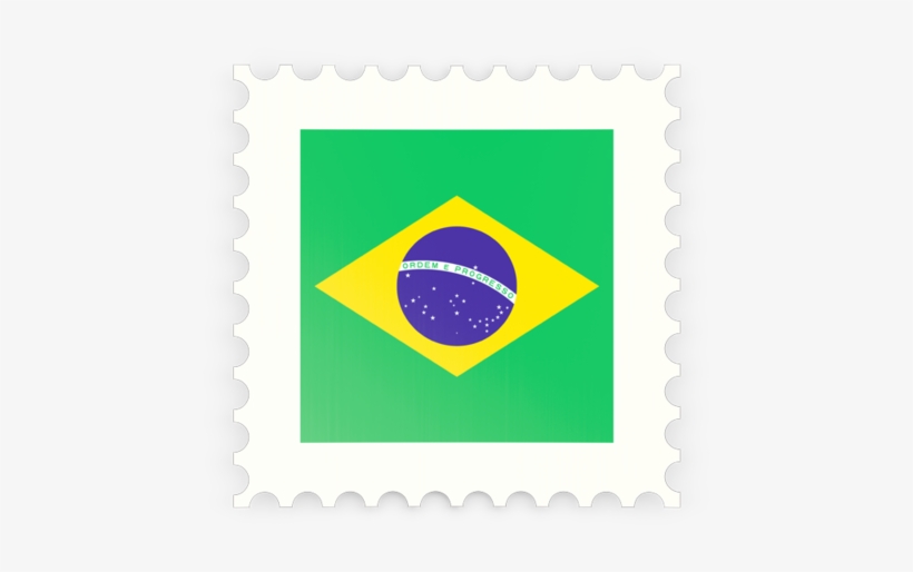 Brazil Flag Post Stamp, transparent png #209925