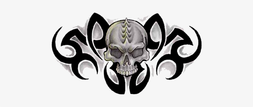 Download Tribal Skull Tattoos Picture HQ PNG Image  FreePNGImg