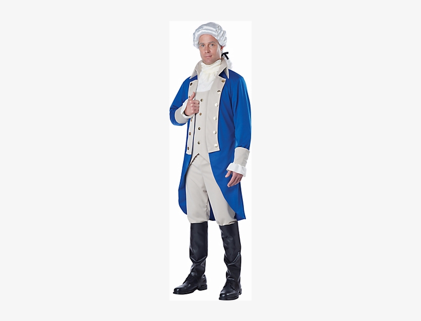 George Washington Adult Costume - George Washington Costume Mens, transparent png #2000569