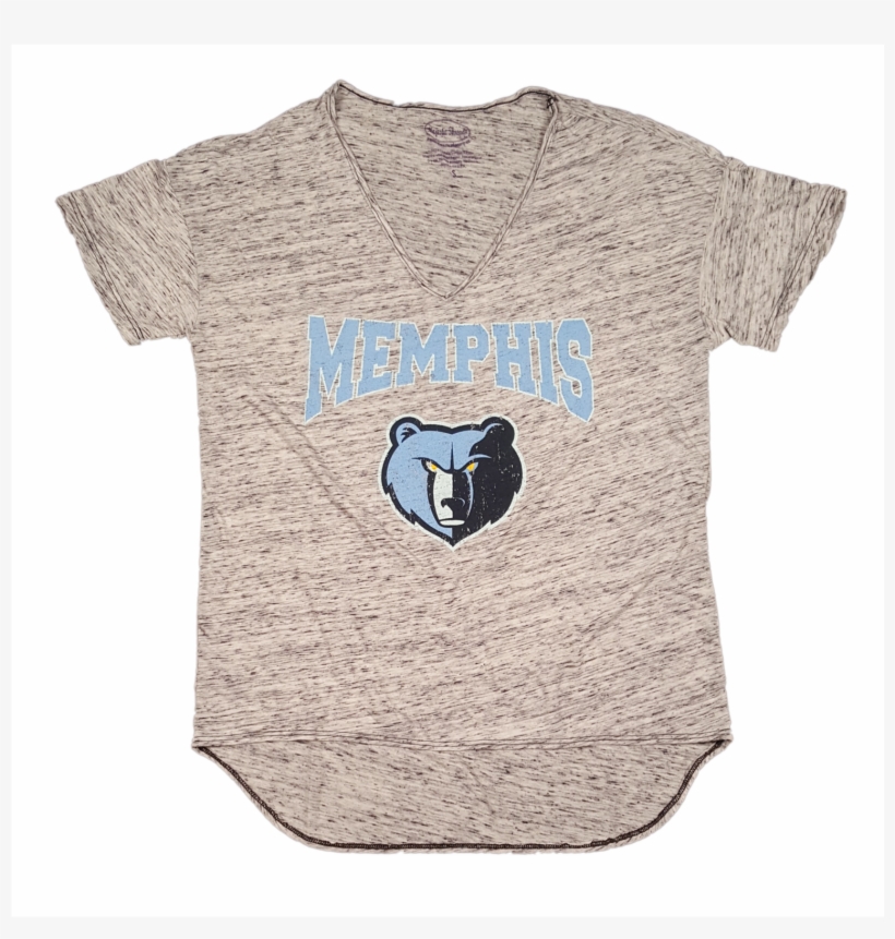Memphis Grizzlies Women's Oversized Hi Lo Burnout V - Nba Memphis Grizzlies All Pro Baby Bib Asfs, transparent png #2000805