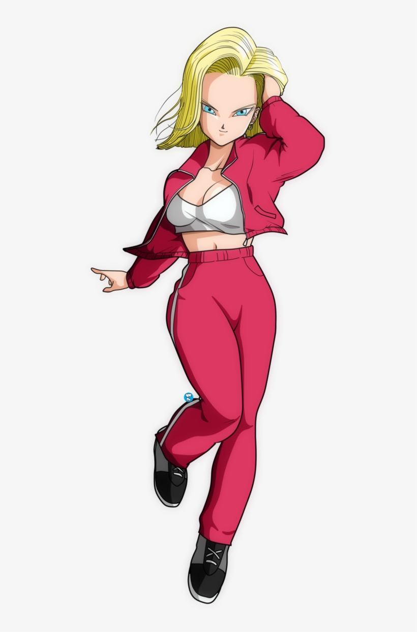 Android 18 In T - Android 18 Render, transparent png #2001134