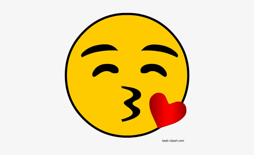 Face Blowing A Kiss Free Clip Art - Clip Art, transparent png #2001430