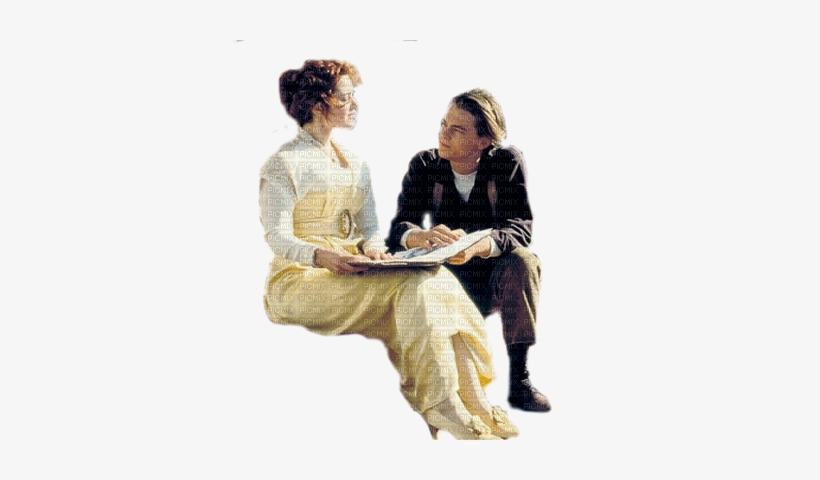 Titanic Jack And Rose - Leonardo Dicaprio Kate Winslet Signed Autograph 8x10, transparent png #2001826