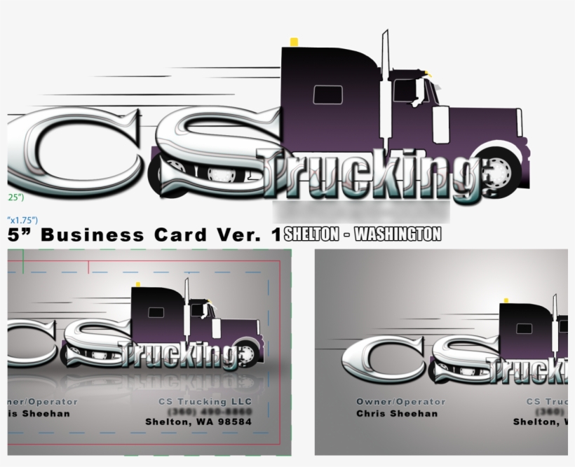 Cs Business Card Template - Trucking Business Cards, transparent png #2001828