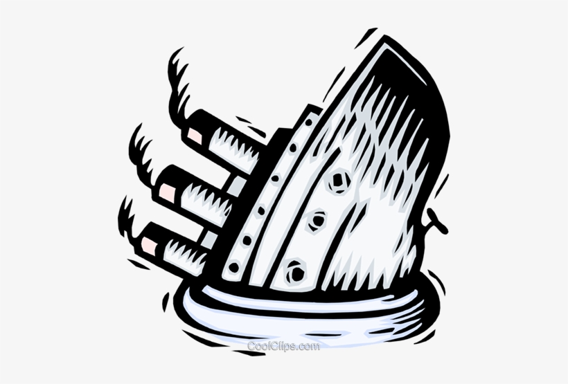 The Titanic Royalty Free Vector Clip Art Illustration - Titanic Clip Art, transparent png #2002032