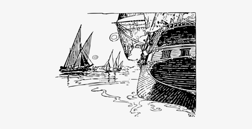 Sailing Ship Computer Icons Galleon Drawing - Clip Art, transparent png #2002170