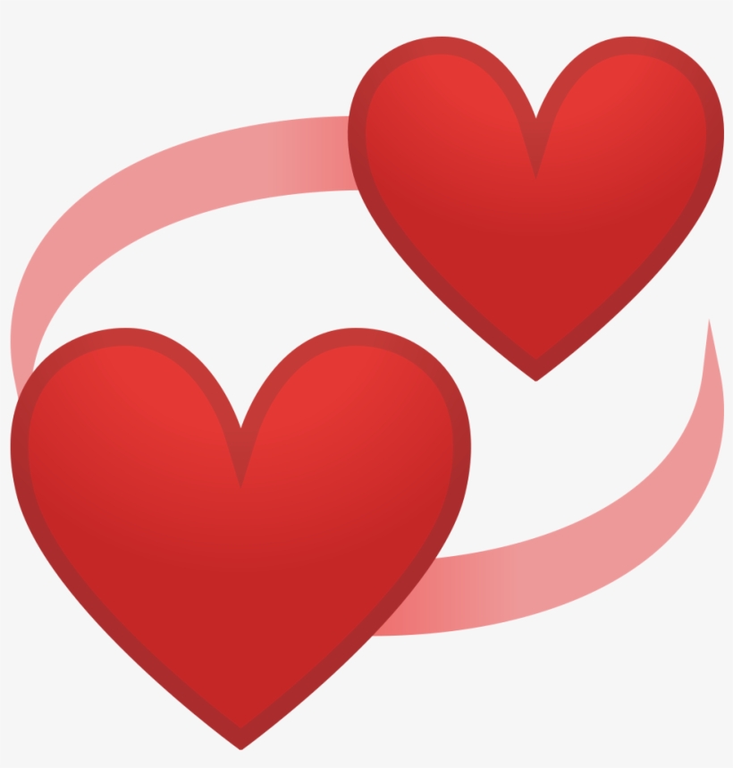 Revolving Hearts Icon Noto Emoji People Family Love - Cuori Emoji, transparent png #2002564