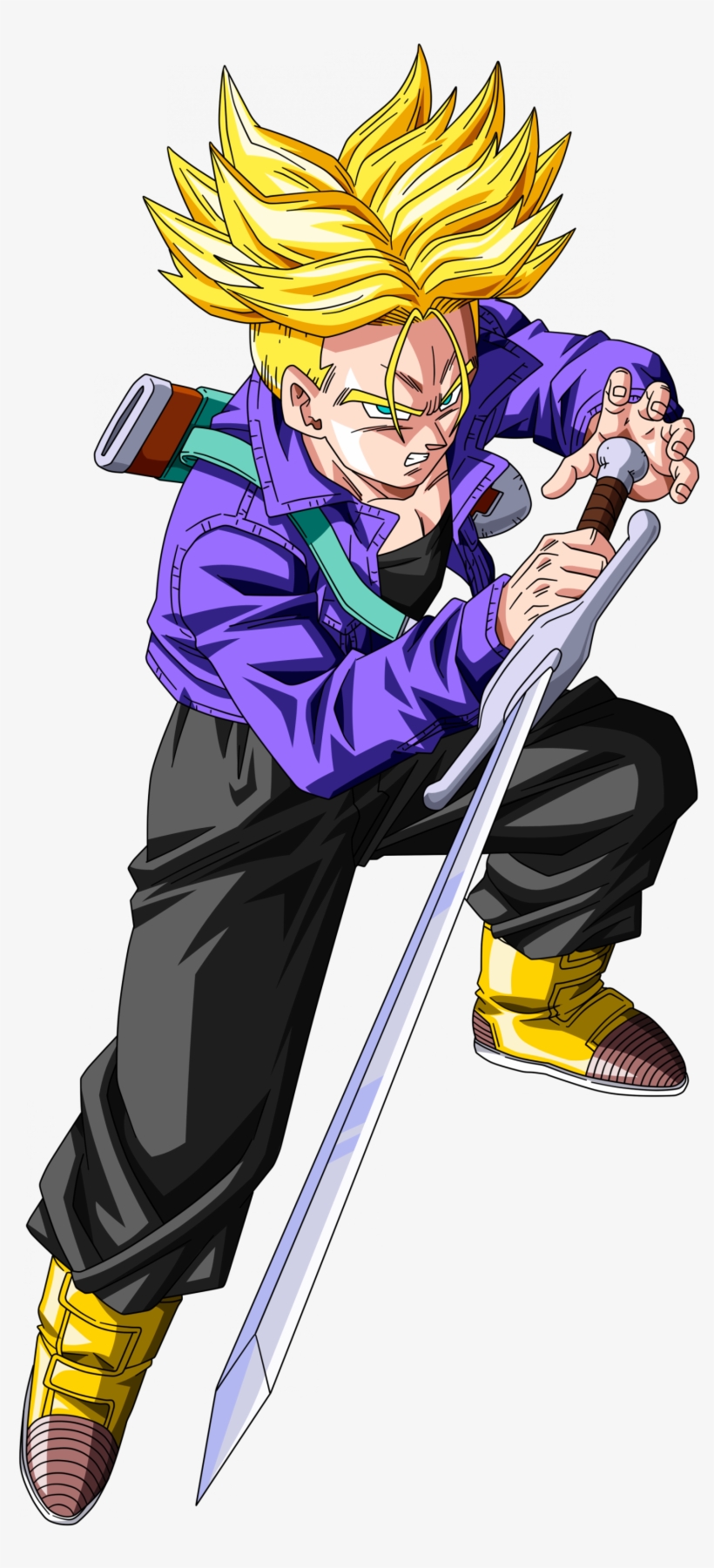 Ssj Mirai Trunks - Dragon Ball Z Trunks Del Futuro Ssj, transparent png #2002645