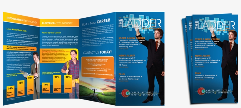 Custom Brochure Design Printing - Printing, transparent png #2002789