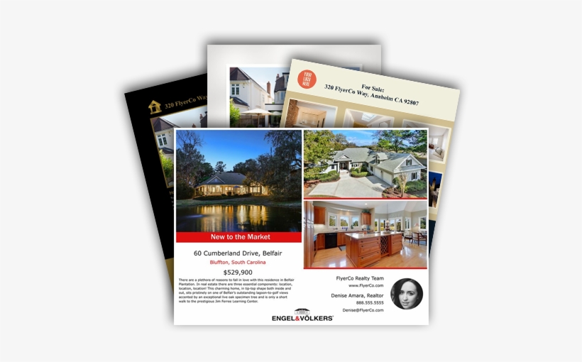 Real Estate Flyer Templates - Real Estate Flyer Png, transparent png #2002791