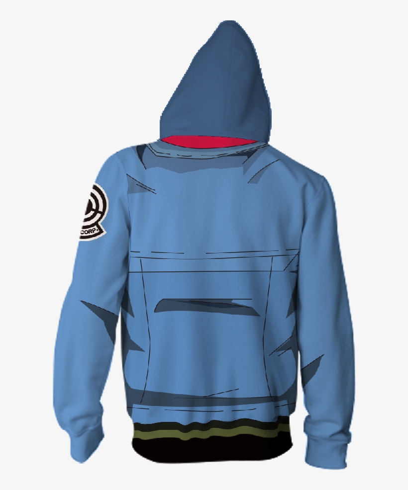 Future Trunks Unisex Design Set - Free Zipped Hoodie Mockup, transparent png #2002901