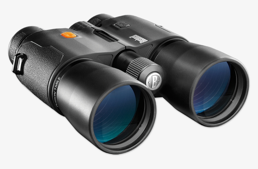 Bushnell Fusion 1 Mile Arc Black Laser Binoculars / - Bushnell 12x 50mm Fusion 1 Mile Arc Rangefinder Binocular, transparent png #2003160