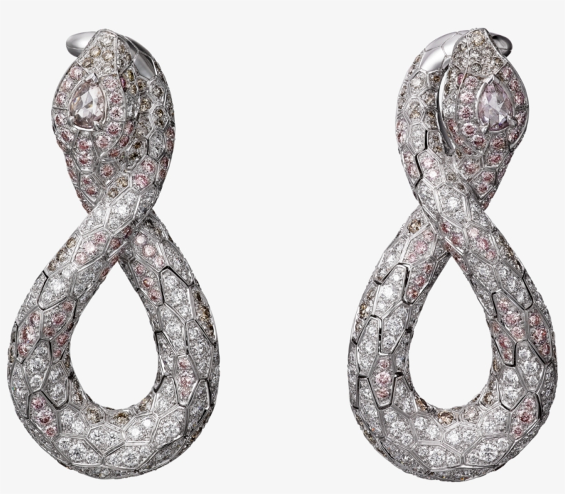High Jewellery Earringswhite Gold, Brown Diamonds, - Earring, transparent png #2003163