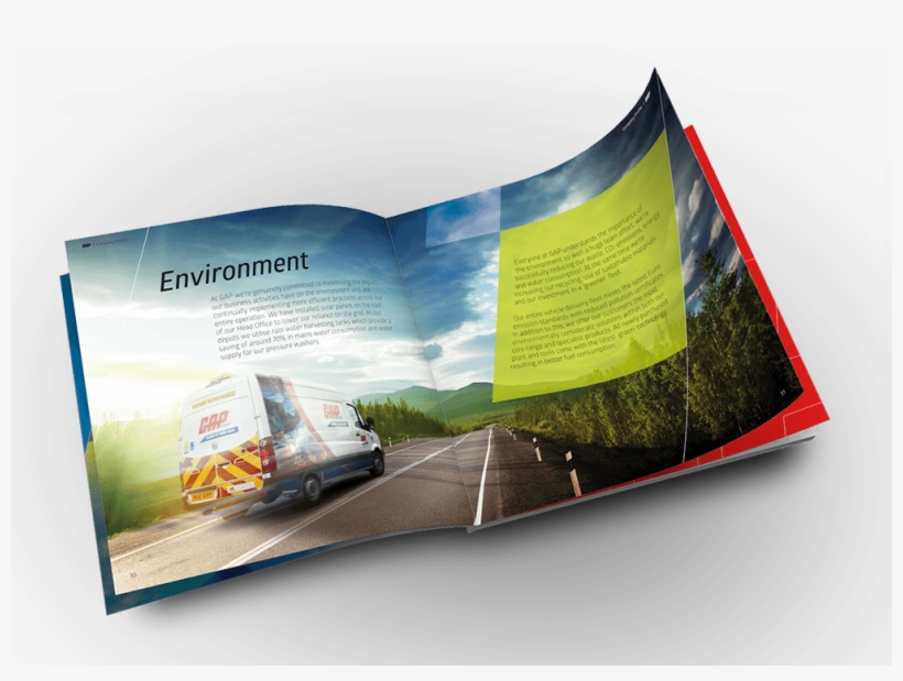 Gap Corporate Brochure Design Environment Page - Design, transparent png #2003360