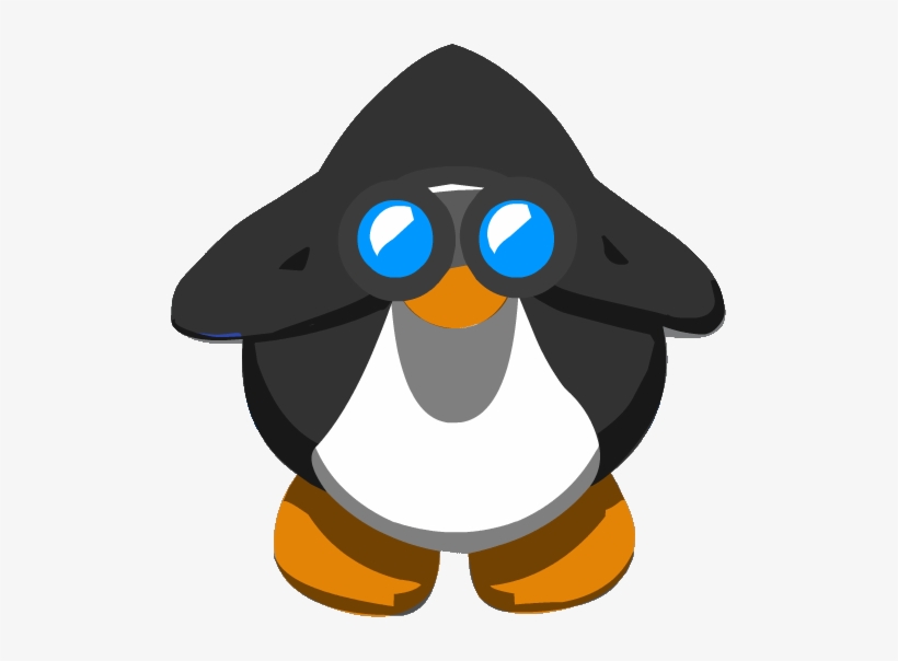 Binoculars View Png Download - Club Penguin Bailando Gif, transparent png #2003391