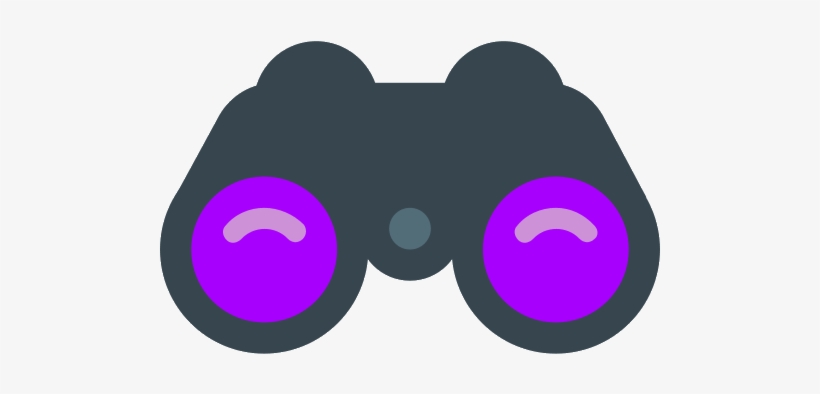 Binoculars Icon Flat Png, transparent png #2003495