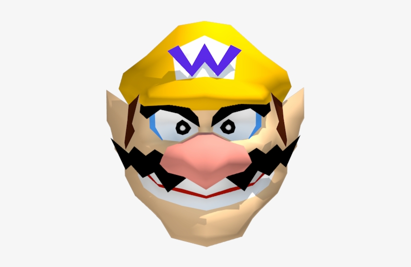 Nintendo Mario Party S - Wario Face Transparent, transparent png #2003535