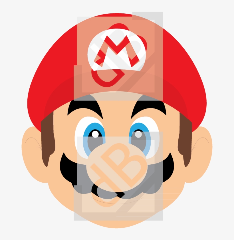 Super Mario Head - Super Mario Head Png, transparent png #2003538