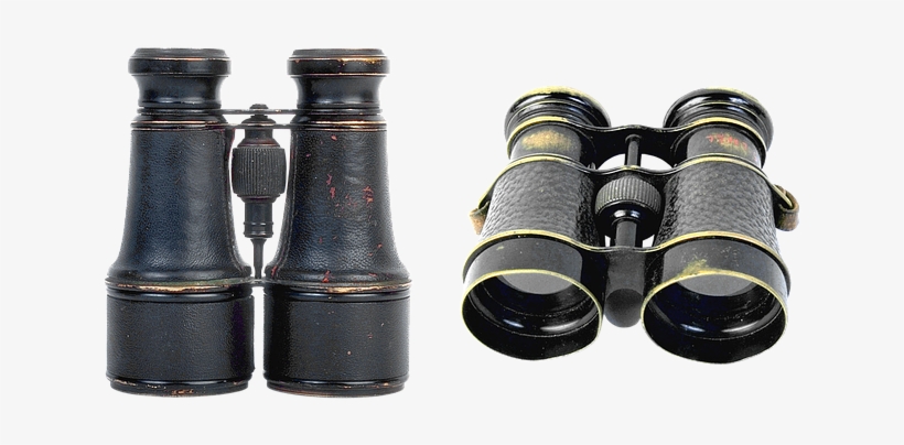 Binoculars Optics Appliance Old See Milita - Custom Binoculars Key Tag, transparent png #2003604