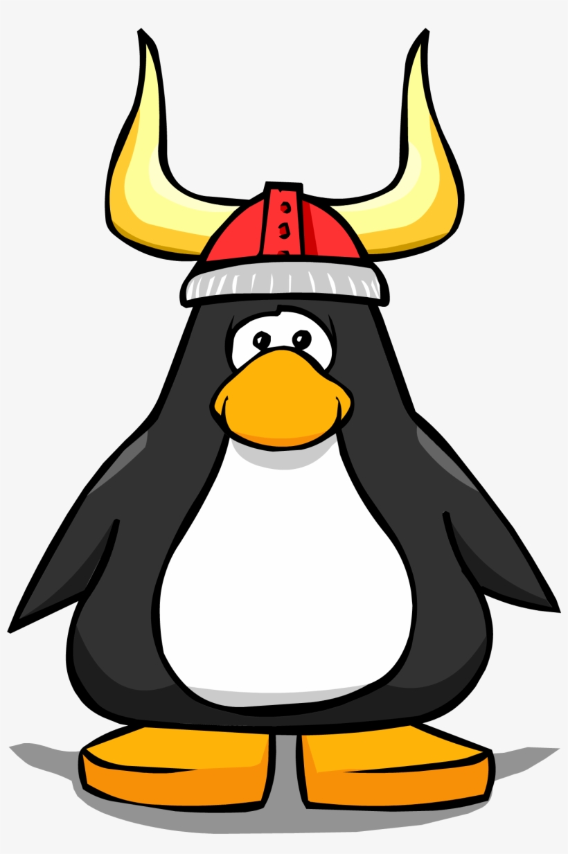 Viking Helmet Pc - Penguin With Hard Hat, transparent png #2003714