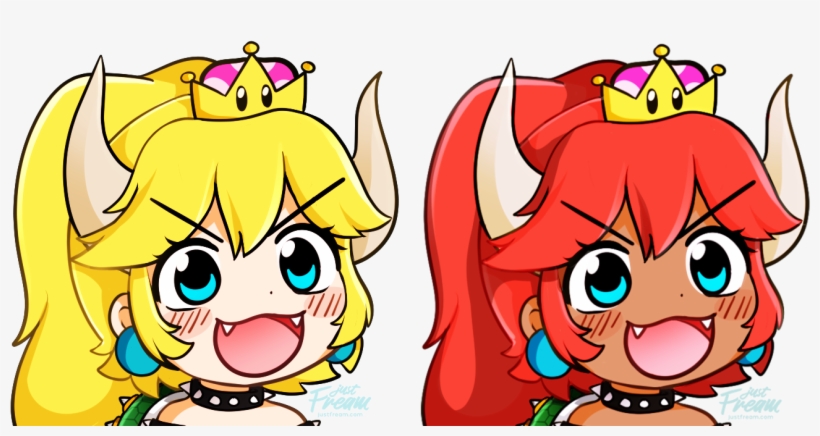 @justfreamsuper Mario - Bowsette Red, transparent png #2003950