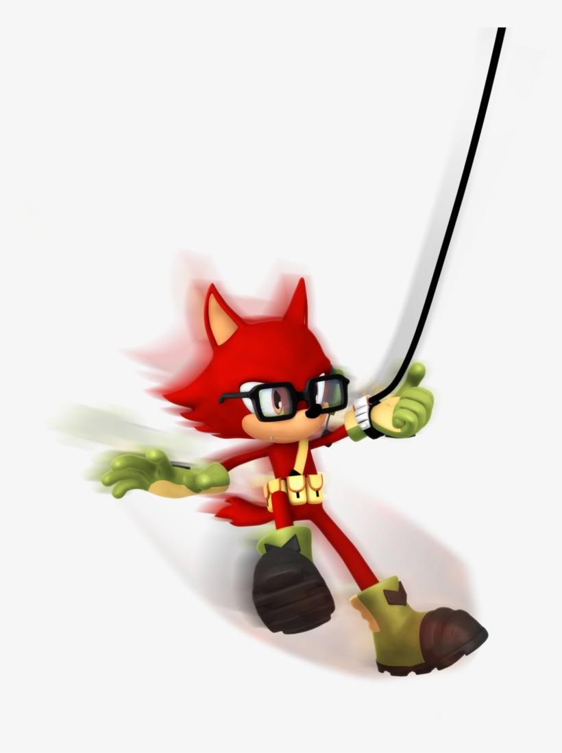 Another Render Of The New Custom Hero From Sonic Forces - Custom Hero Sonic Forces, transparent png #2004047
