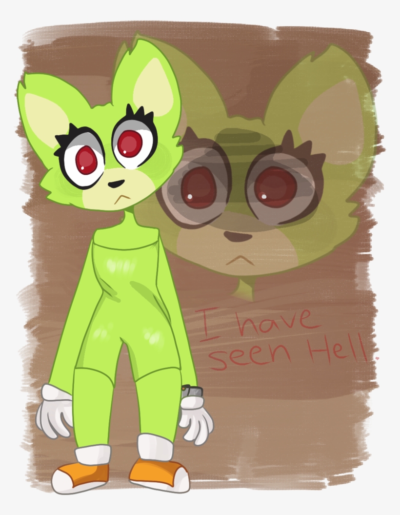 Ve Seen He Sonic Forces Cat Green Mammal Cartoon Vertebrate - Cat, transparent png #2004074