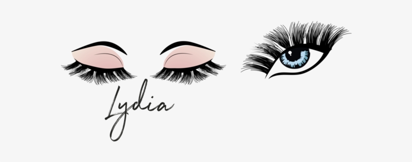 Lydia Lash Illustrations Closed Eyes With Open Eye - Elegant Danke | Schwarzweiss-skript Karte, transparent png #2004211