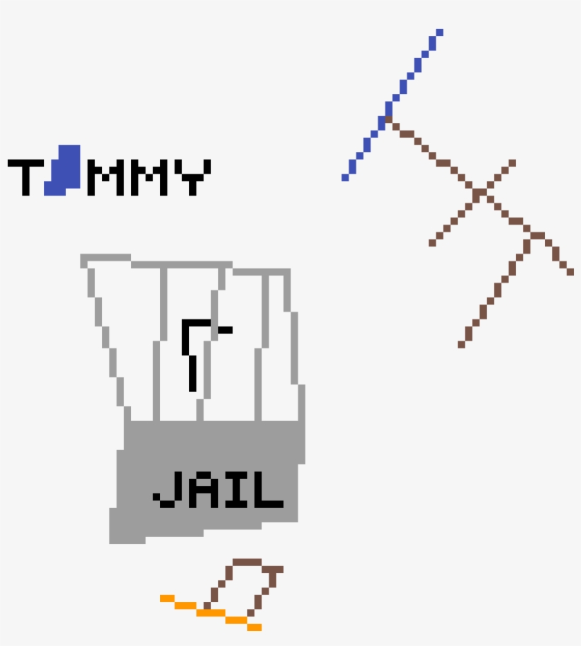 Tommy Inside A Portal And A Portal Gun In Jail - Space Invaders, transparent png #2004250